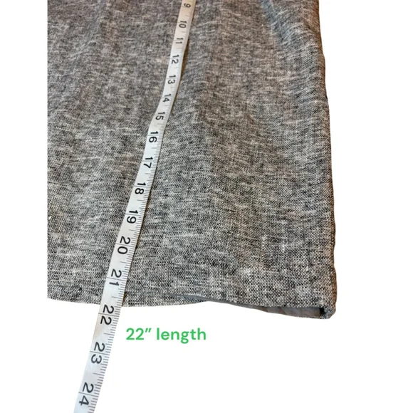 Canadian Designer 100% Linen Skirt, 10, Slow Fashion Minimalist Ruffle - Picture 15 of 16